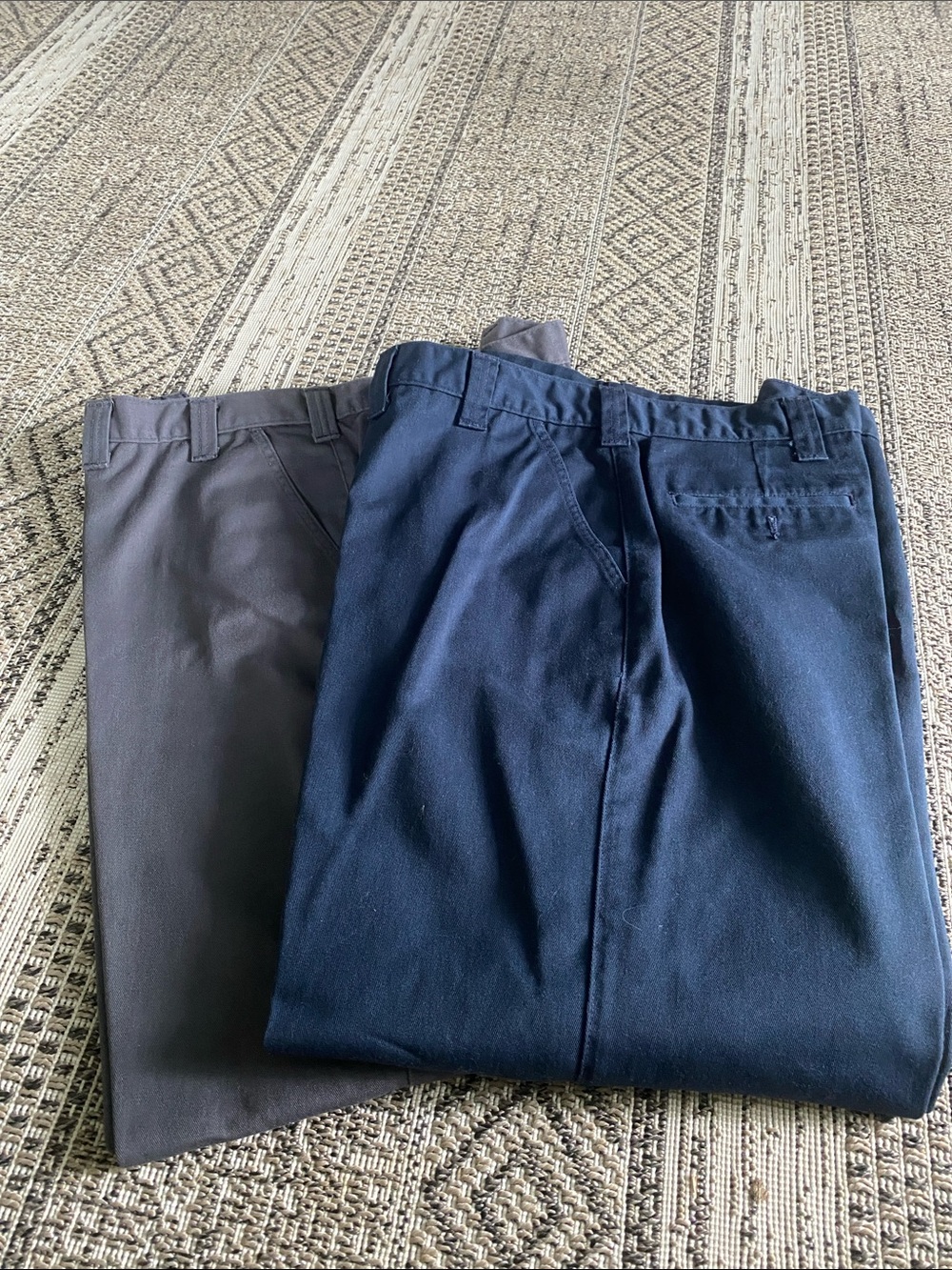 Carhartt Men’s Blue Grey Navy or Khaki Pants - Size 48x32